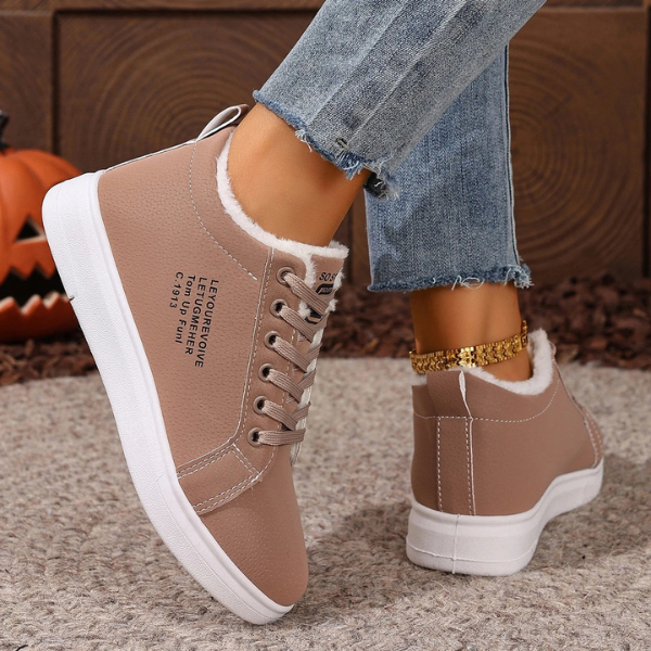 ANNA - Damenschuhe mit Plüschfutter