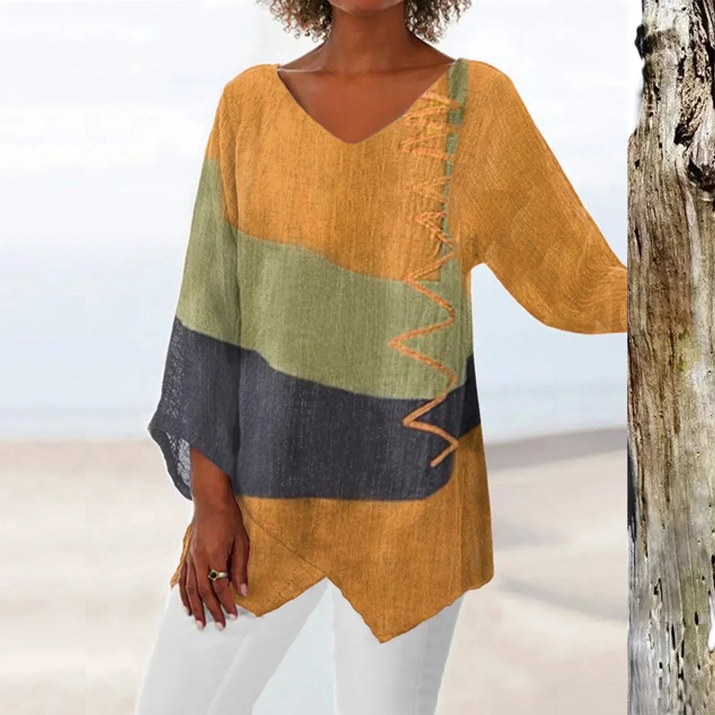 MIRA | Luftige Bluse mit Relaxter Passform