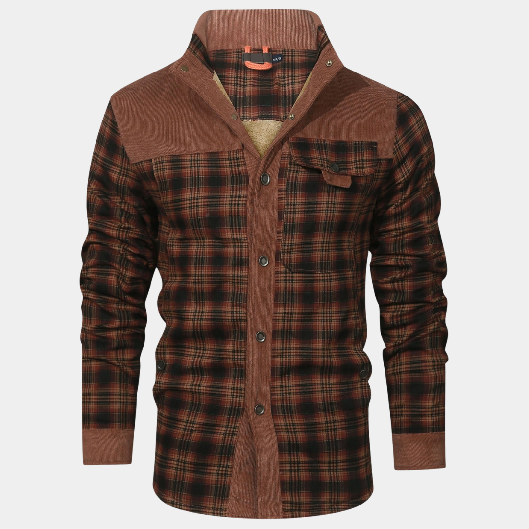 PAUL - Gefüttertes Flanelljacke