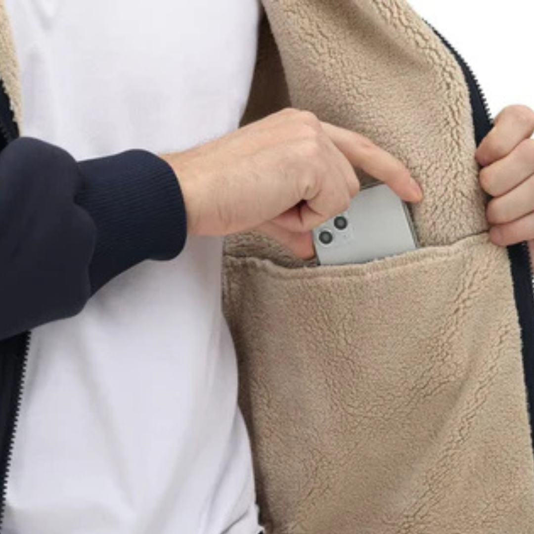 ODENSE - Fleecegefütterter Kapuzenzipper