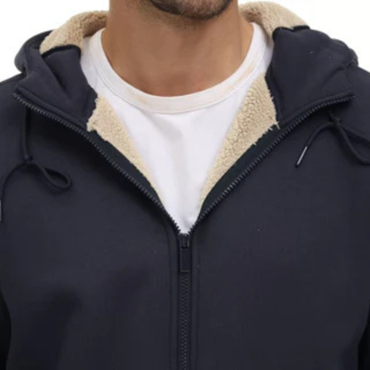 ODENSE - Fleecegefütterter Kapuzenzipper