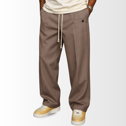 HAVEN™ – Baumwollhose mit weitem Bein und Kordelzug