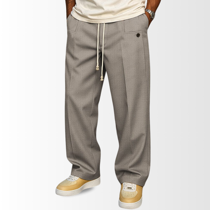 HAVEN™ – Baumwollhose mit weitem Bein und Kordelzug