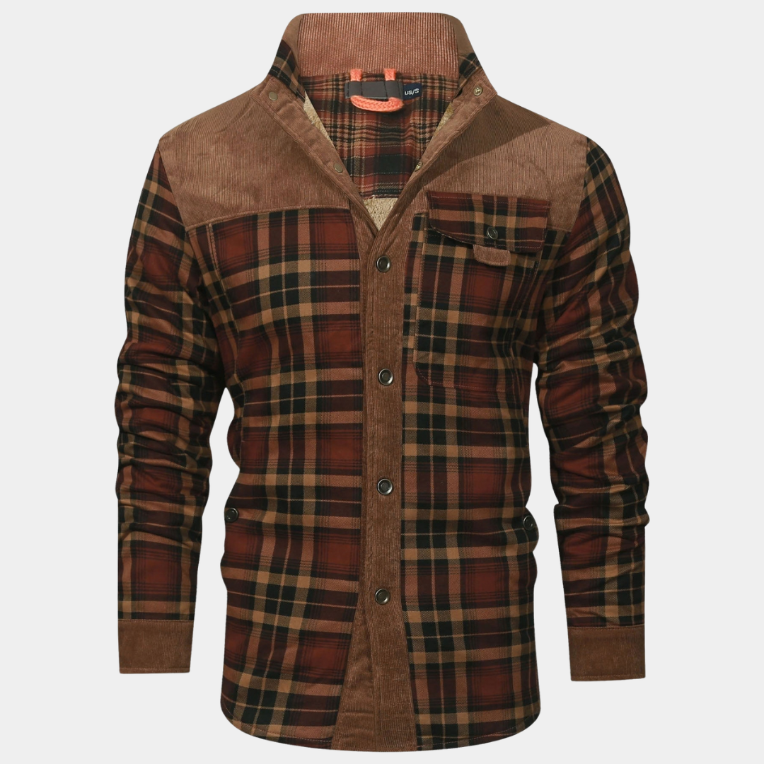 PAUL - Gefüttertes Flanelljacke