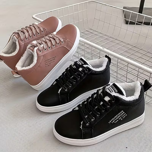 ANNA - Damenschuhe mit Plüschfutter