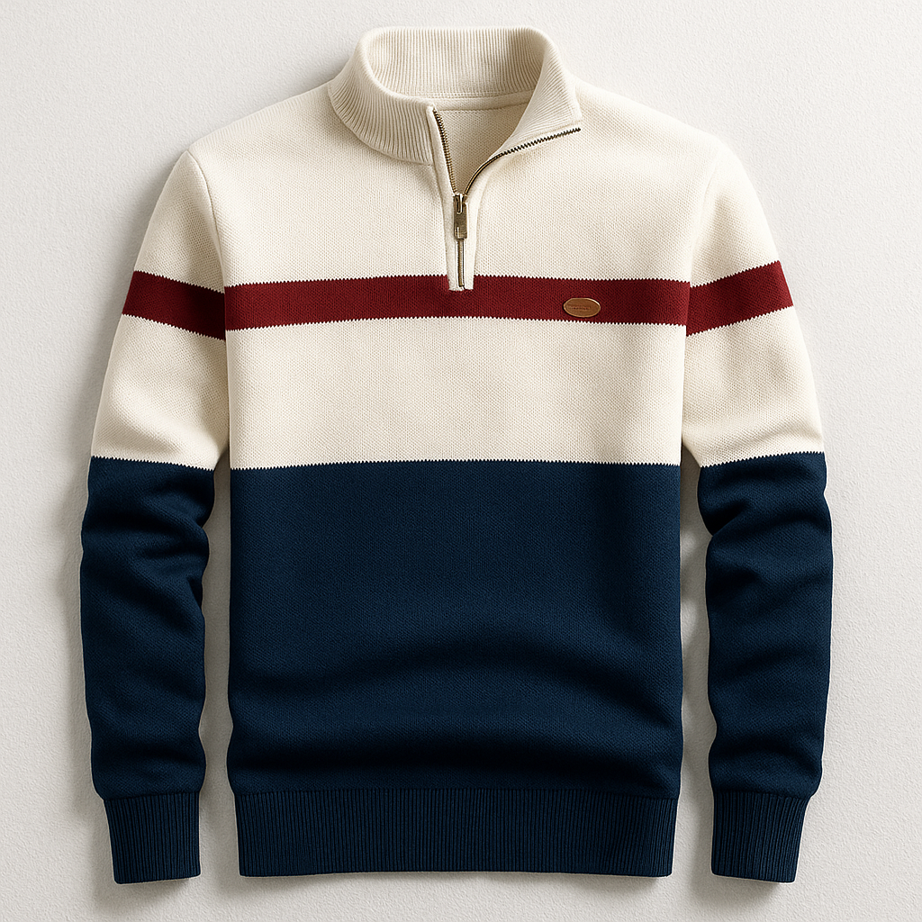 ZÜRICH - Quarter-zip-Pullover