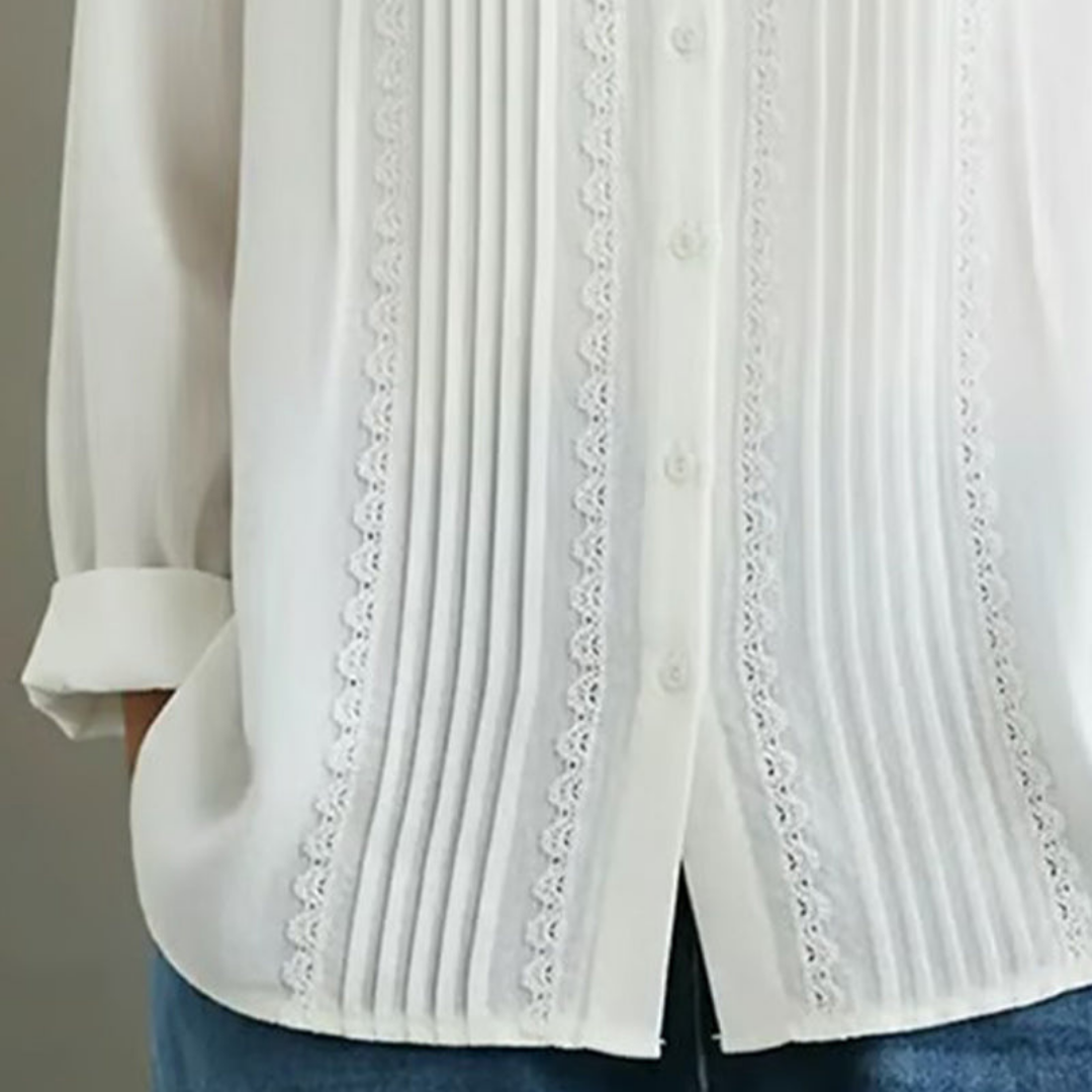 LUISA – Plissierte Bluse