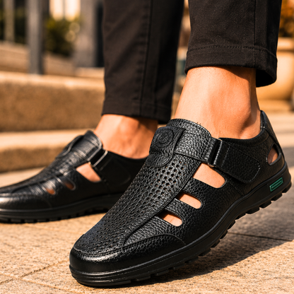 MICHA - Leder Sandalen