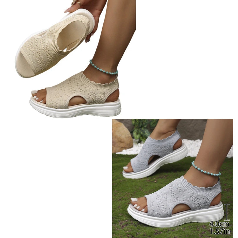 GERTRUDE - Plateau-Sandalen