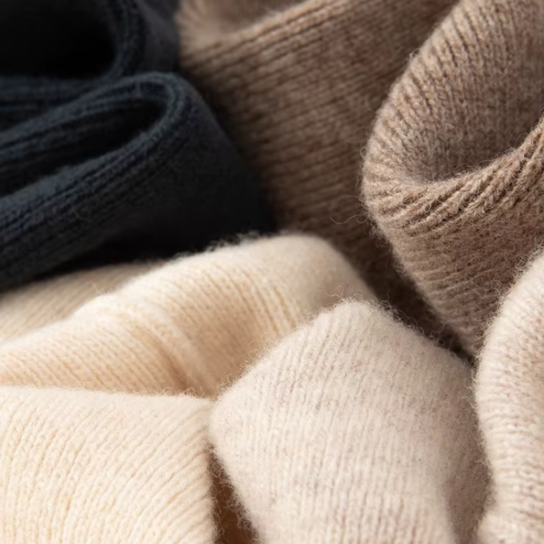 ELARA™ - Gerade geschnittene Hose aus Merinowollstrick