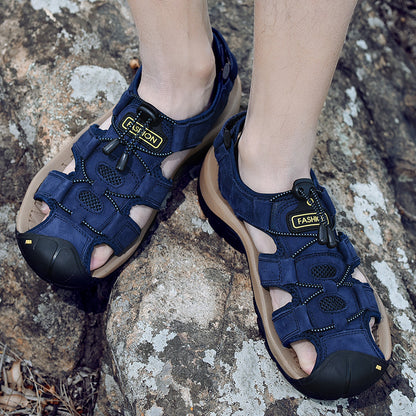 STEPPERS - Bequeme Outdoor-Ledersandalen