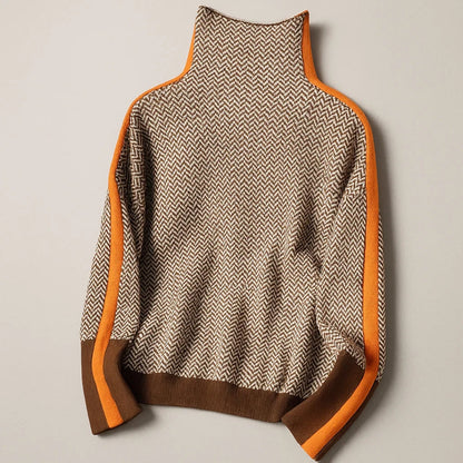 MARTHA | Pullover mit hohem Kragen