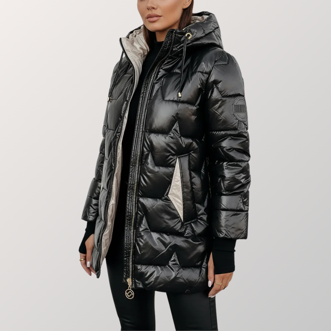 MINA - Lange Steppjacke