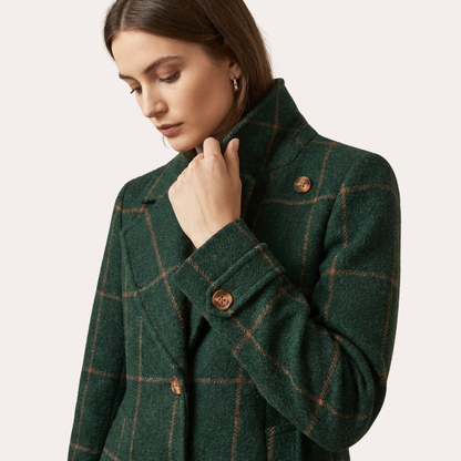 MARCELINE™ - Karierter mantel