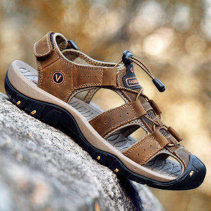STEPPERS - Bequeme Outdoor-Ledersandalen
