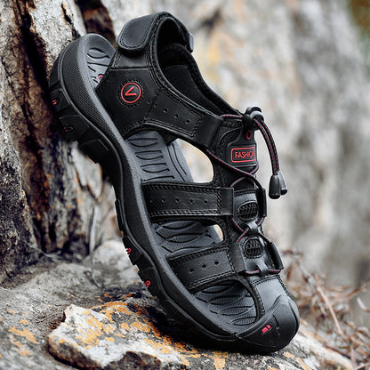 STEPPERS - Bequeme Outdoor-Ledersandalen
