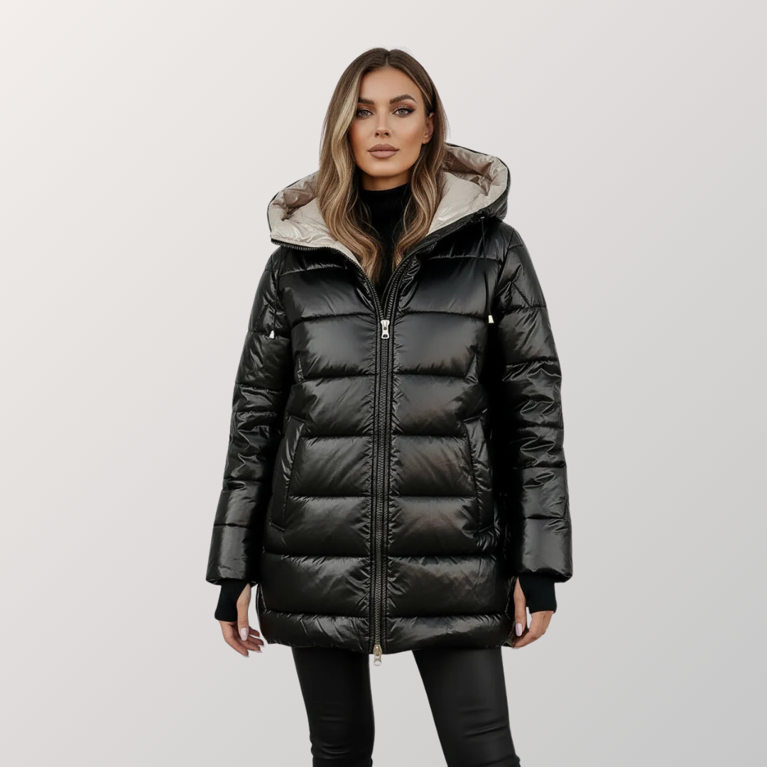 MINA - Lange Steppjacke