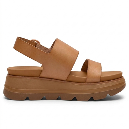 LANA - Gepolsterte Plattform Wedge Sandalen