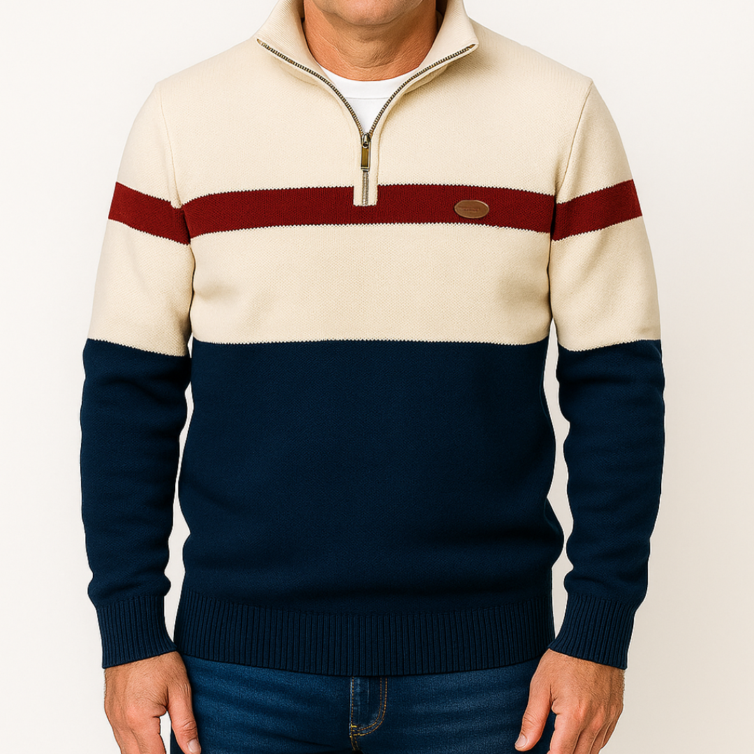 ZÜRICH - Quarter-zip-Pullover