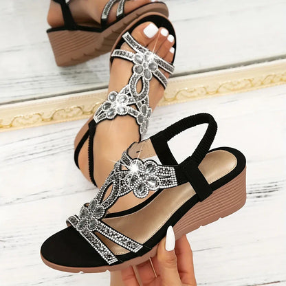 LARA - Elegante orthopädische Keilsandalen für Damen