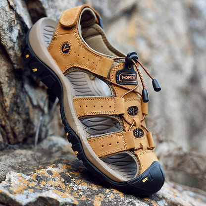 STEPPERS - Bequeme Outdoor-Ledersandalen