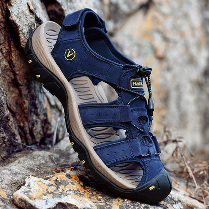 STEPPERS - Bequeme Outdoor-Ledersandalen
