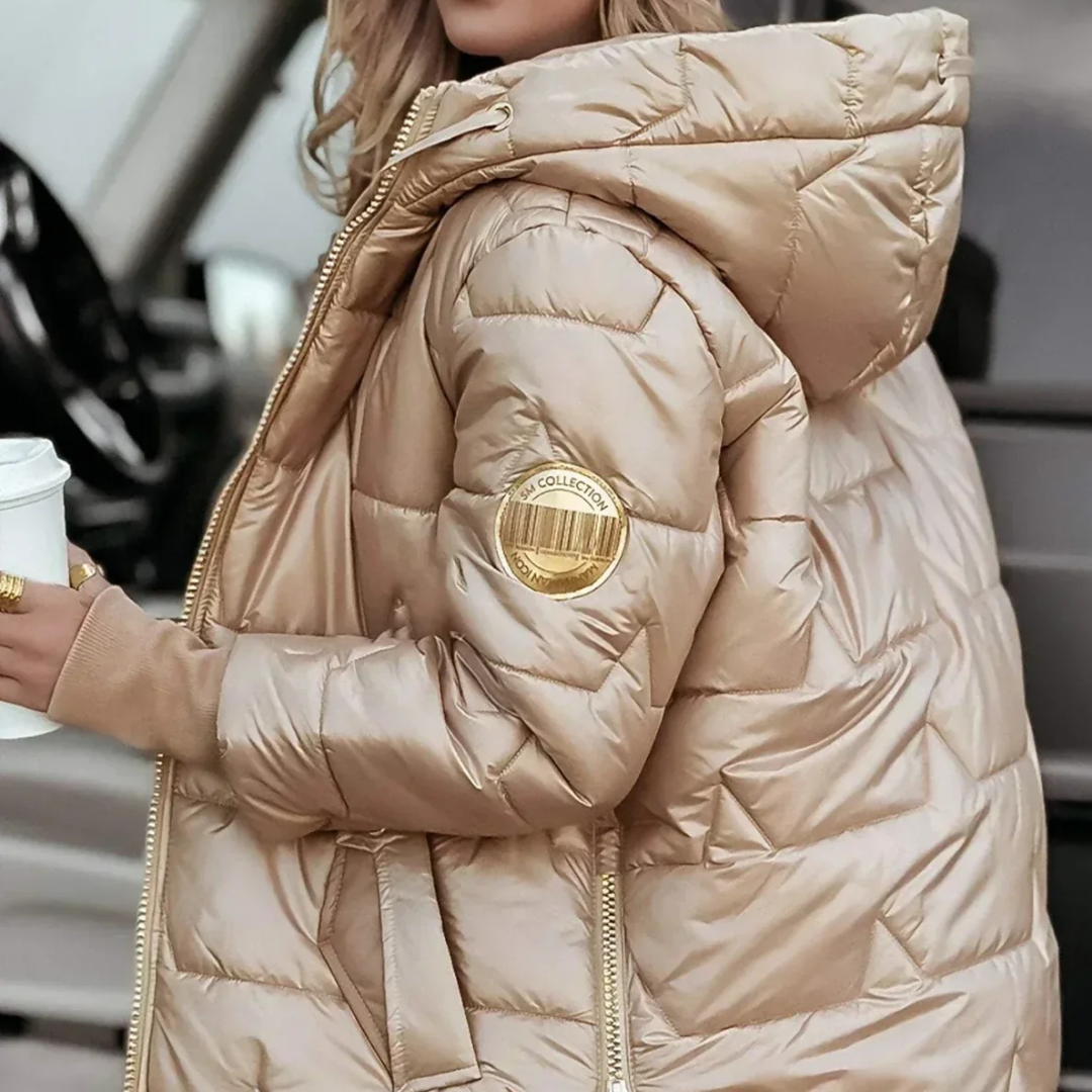 MINA - Lange Steppjacke