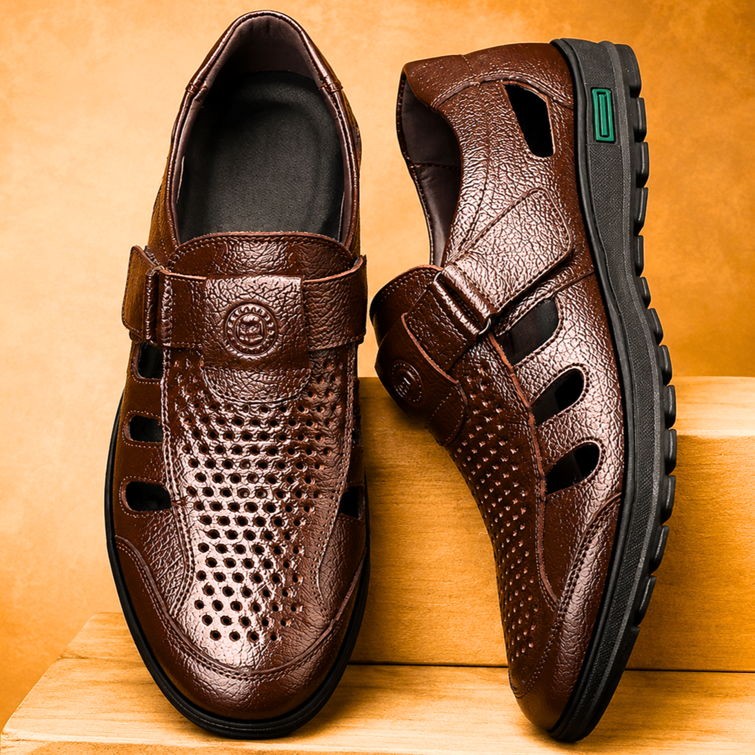 MICHA - Leder Sandalen