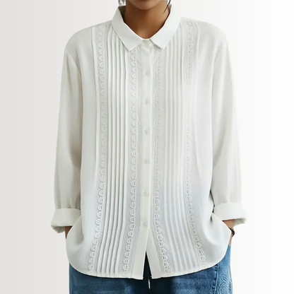 LUISA – Plissierte Bluse
