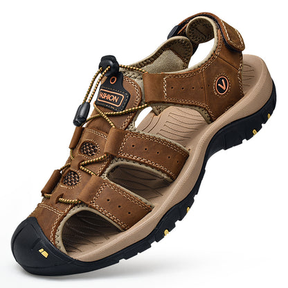 STEPPERS - Bequeme Outdoor-Ledersandalen
