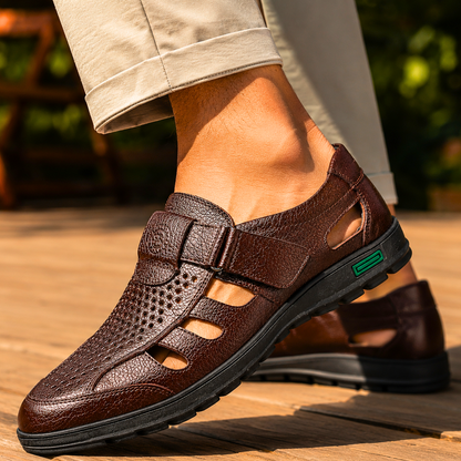 MICHA - Leder Sandalen