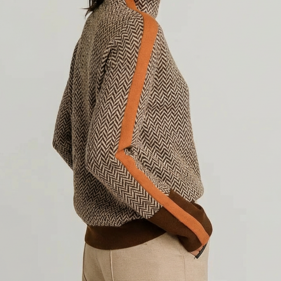 MARTHA | Pullover mit hohem Kragen