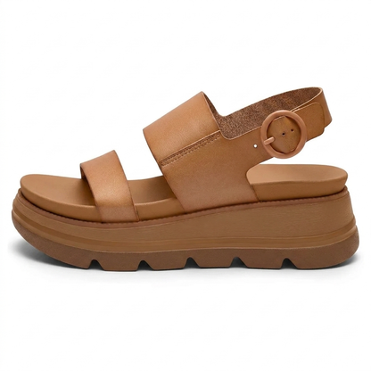 LANA - Gepolsterte Plattform Wedge Sandalen