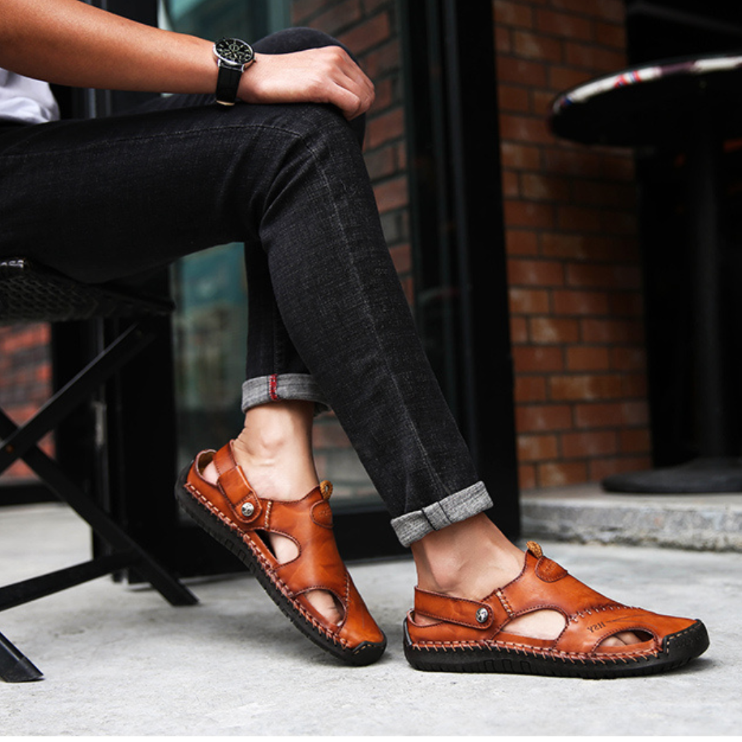 ROMAN - Herren-Sandalen aus Rindleder
