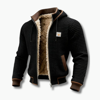 HELSINKI - Fleecegefütterte Bomberhoodie