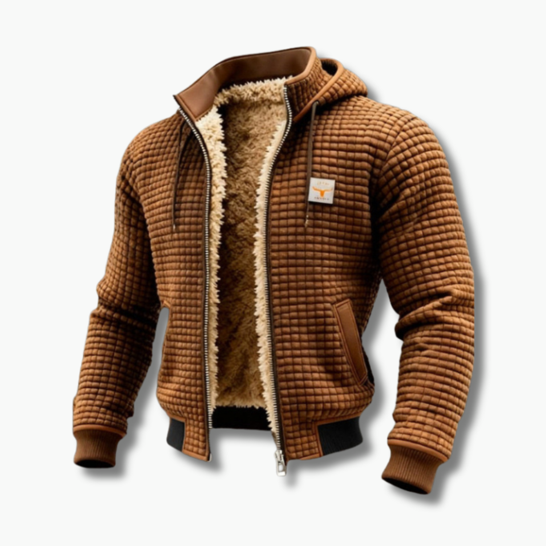 HELSINKI - Fleecegefütterte Bomberhoodie