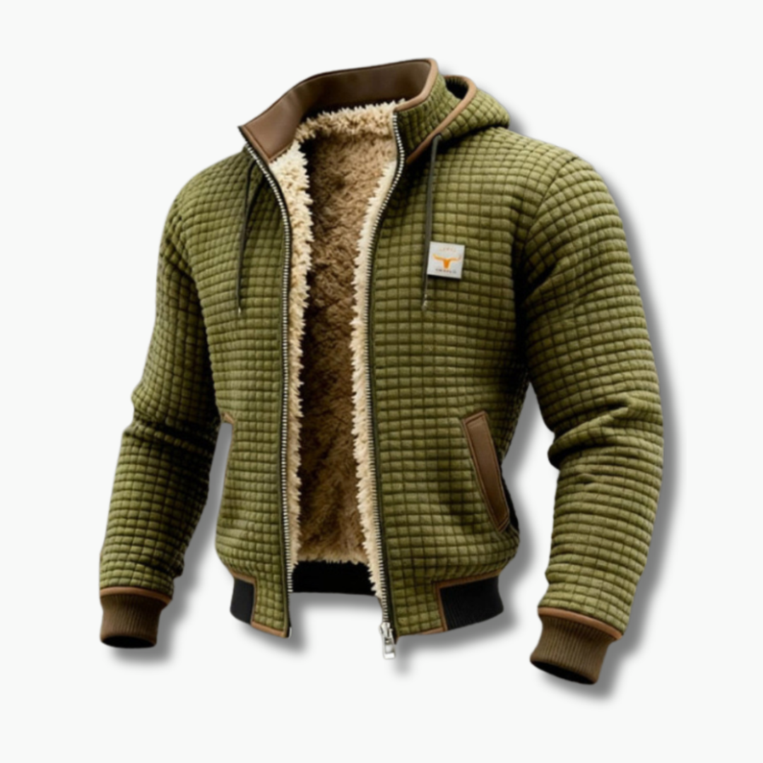 HELSINKI - Fleecegefütterte Bomberhoodie