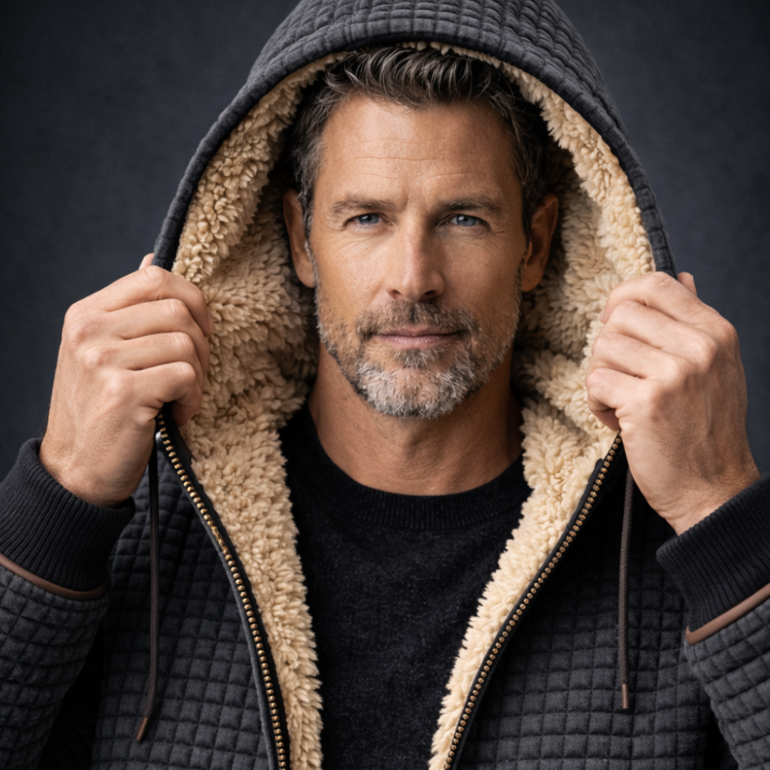 HELSINKI - Fleecegefütterte Bomberhoodie