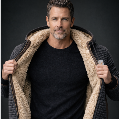 HELSINKI - Fleecegefütterte Bomberhoodie