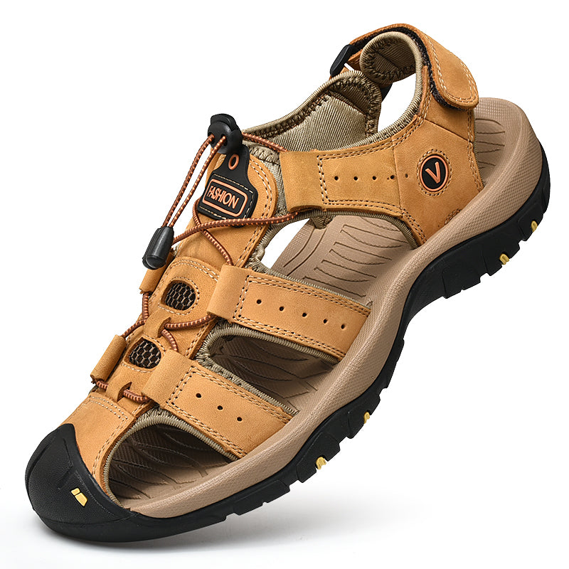 STEPPERS - Bequeme Outdoor-Ledersandalen