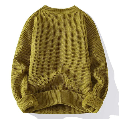 MATILDA - Waffelstrick Rundhals Pullover