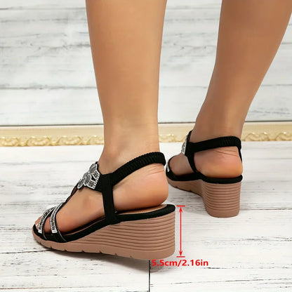 LARA - Elegante orthopädische Keilsandalen für Damen