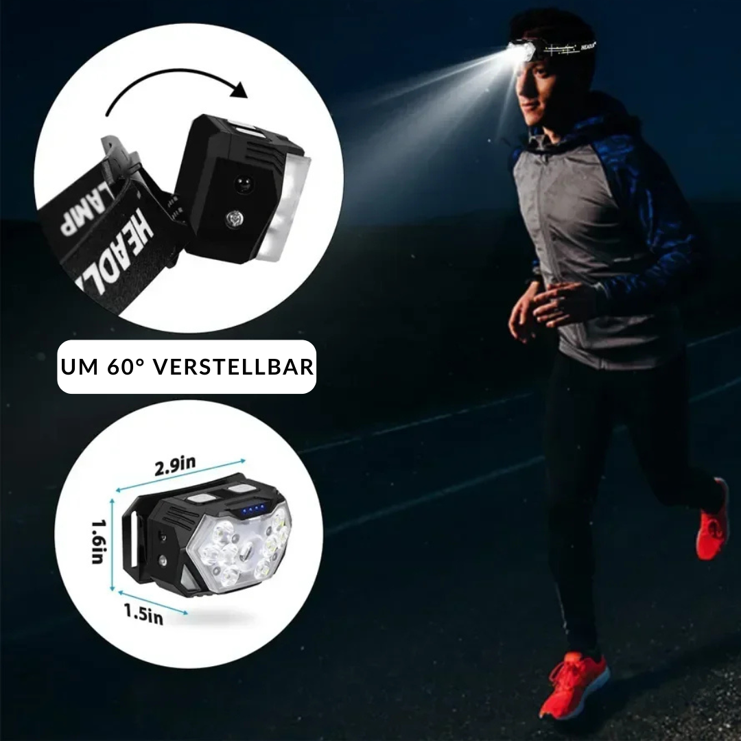 LUMIPRO 2000™ | Wiederaufladbare LED-Stirnlampe