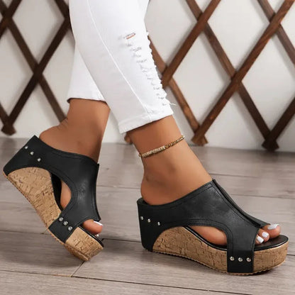 MELISSA - Hochwertige Sandalen mit Keilabsatz