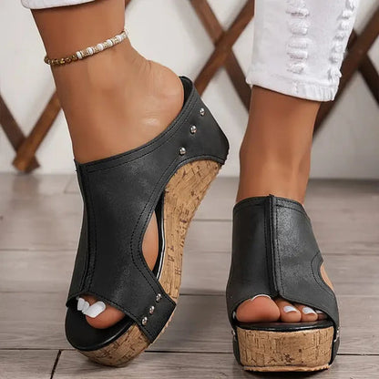 MELISSA - Hochwertige Sandalen mit Keilabsatz