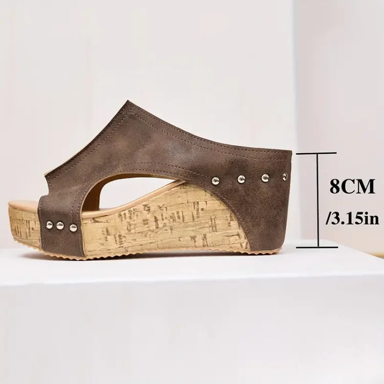 MELISSA - Hochwertige Sandalen mit Keilabsatz