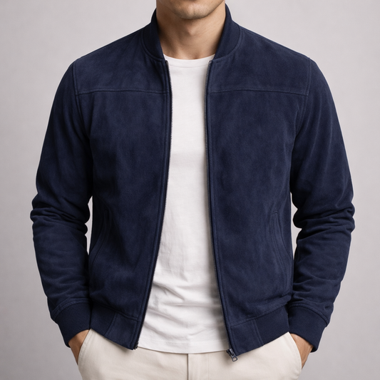SULLIVAN - Wildleder Bomberjacke