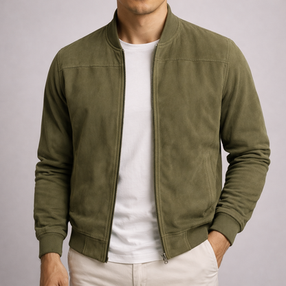 SULLIVAN - Wildleder Bomberjacke
