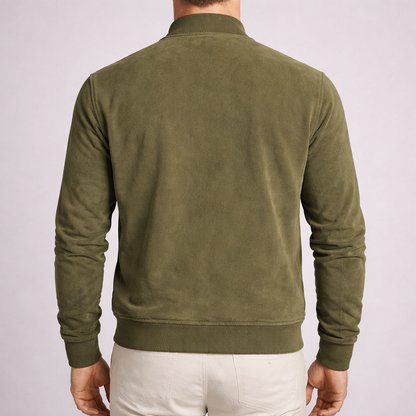 SULLIVAN - Wildleder Bomberjacke