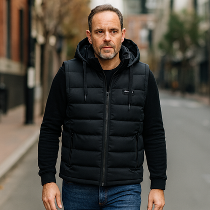 BERLIN™ - Steppweste mit Kapuze